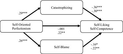 The indirect effects of perfectionism on athletes’ self-views through maladaptive emotion regulation